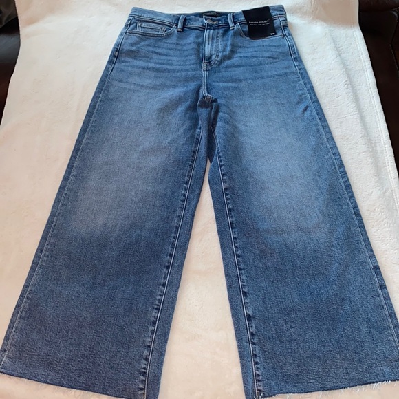 SOLD✨Banana Republic High Rise Wide Leg Crop Jeans Size 29 NWT - Picture 2 of 9